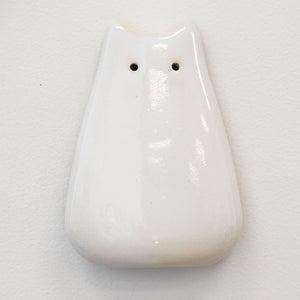 White Opal Ceramic Wall Creature