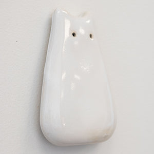 White Opal Ceramic Wall Creature