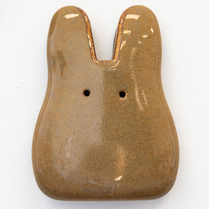 Tigers Eye Ceramic Wall Bunny