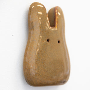 Tigers Eye Ceramic Wall Bunny