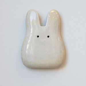 Micro Pearl Ceramic Wall Bunny