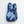 Blue Hydrangea Ceramic Wall Bunny