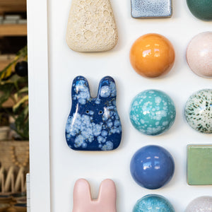 Tigers Eye Ceramic Wall Bunny