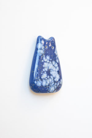 Blue Hydrangea Ceramic Wall Creature