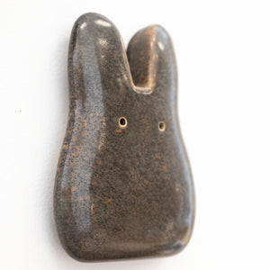 Micro Ash Ceramic Wall Bunny