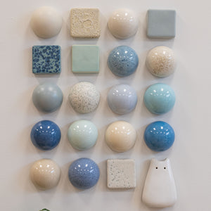 Bright Blues Collection With Wall Creature (20)