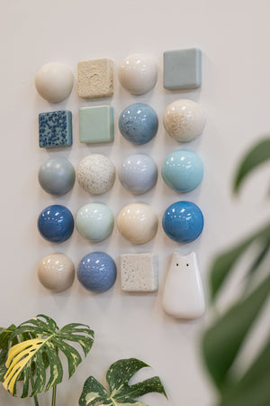 Bright Blues Collection With Wall Creature (20)