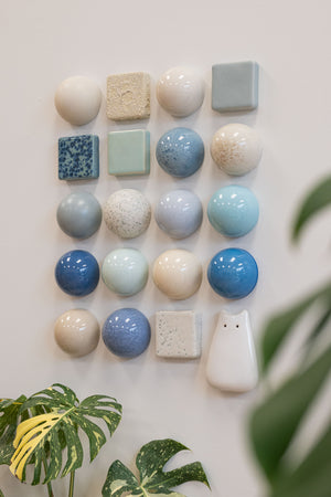 Bright Blues Collection With Wall Creature (20)