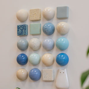 Bright Blues Collection With Wall Creature (20)