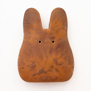 Red Dune Ceramic Wall Bunny