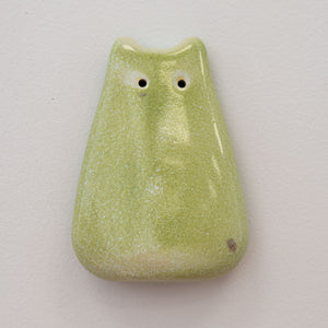 Candy Green Ceramic Wall Creature