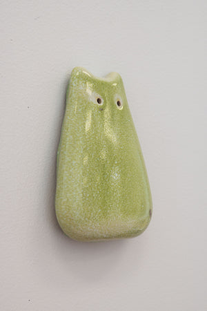 Candy Green Ceramic Wall Creature