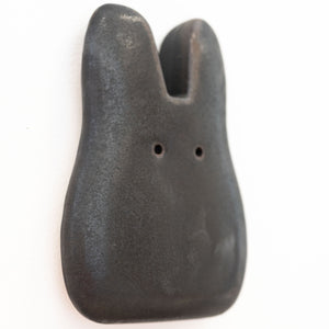Wrought Iron Ceramic Wall Bunny