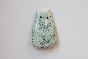 Green Jasper Ceramic Wall Creature