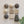 Ebony & Chalk Mixed Ceramic Set With Creature (9)