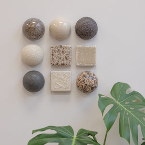 Ebony & Chalk Mixed Ceramic Set  (9)