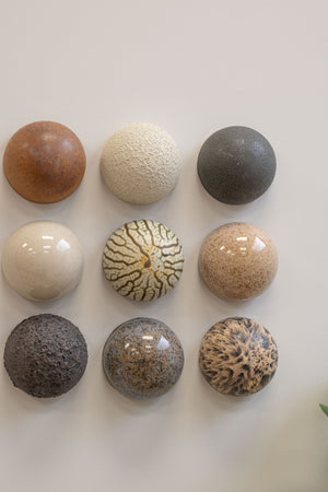 Ceramic Dome Glaze Study Set (9)