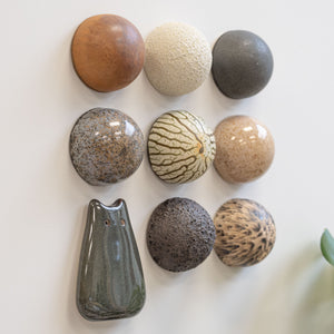 Ceramic Dome Glaze Study Set With Creature (9)
