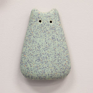 Mint Speck Ceramic Wall Creature