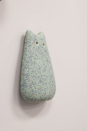 Mint Speck Ceramic Wall Creature