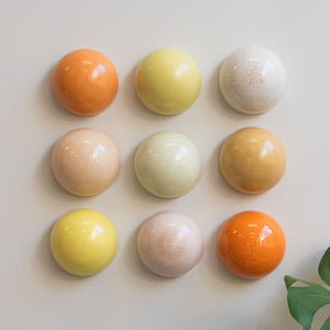 Ceramic Dome Apricot Fizz Set (9)