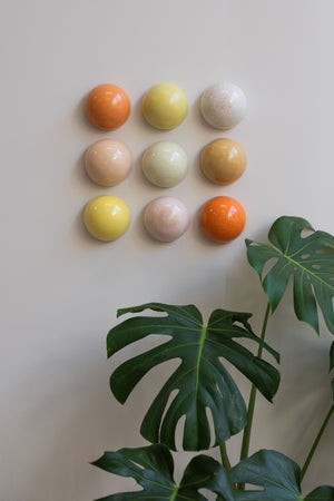 Ceramic Dome Apricot Fizz Set (9)