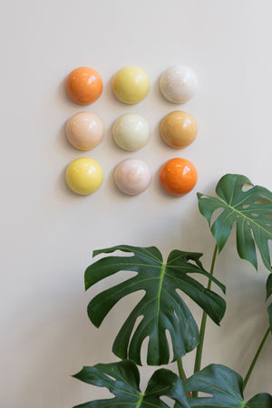 Ceramic Dome Apricot Fizz Set (9)