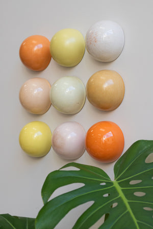 Ceramic Dome Apricot Fizz Set (9)