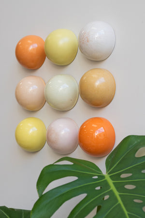 Ceramic Dome Apricot Fizz Set (9)