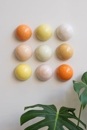 Ceramic Dome Apricot Fizz Set (9)