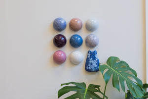 Ceramic Dome Blueberry Hour Set With Creature (9)