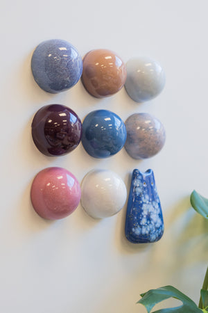 Ceramic Dome Blueberry Hour Set With Creature (9)