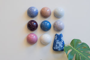 Ceramic Dome Blueberry Hour Set With Creature (9)