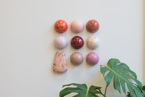 Ceramic Dome Marshmallow Set With Creature (9)