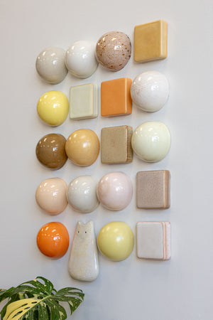 Ceramic Mixed Apricot Fizz Set With Creature (20)