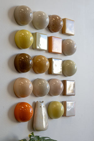 Ceramic Mixed Apricot Fizz Set With Creature (20)