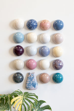 Ceramic Dome Cloud Nine Set With Creature (20)