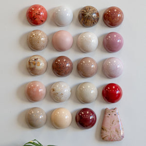 Ceramic Dome Marshmallow Set With Creature (20)