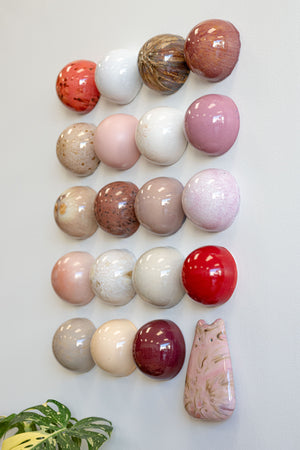 Ceramic Dome Marshmallow Set With Creature (20)