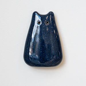 Hazy Blue Ceramic Wall Creature