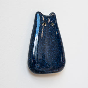 Hazy Blue Ceramic Wall Creature