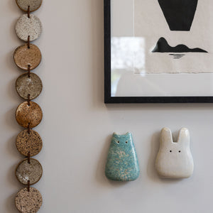 Garden Frost Ceramic Wall Creature