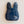 Hazy Blue Ceramic Wall Bunny