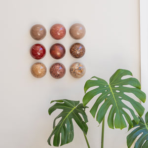 Ceramic Dome Copper Rose Set