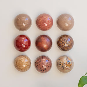 Ceramic Dome Copper Rose Set