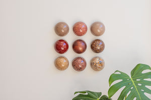 Ceramic Dome Copper Rose Set