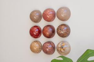 Ceramic Dome Copper Rose Set
