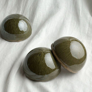 Ceramic Dome Deep Fern