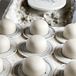 Ceramic Dome White Opal