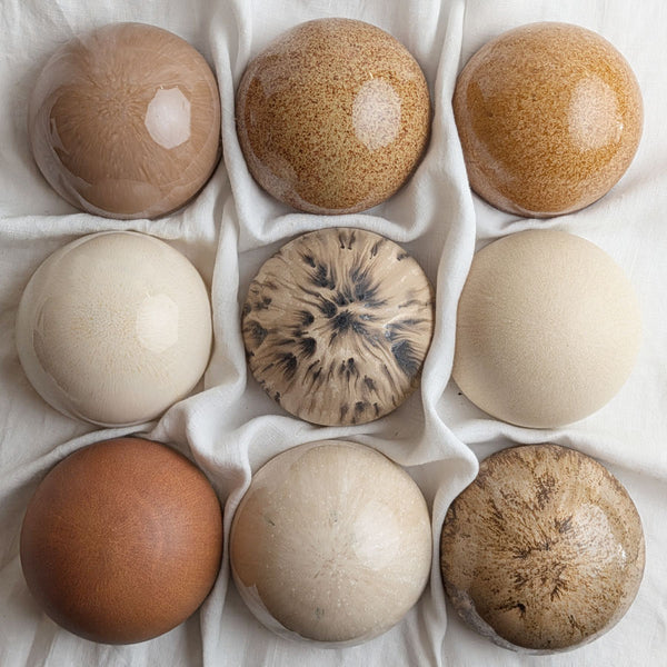 Ceramic Domes Mineral Study No.1 Collection